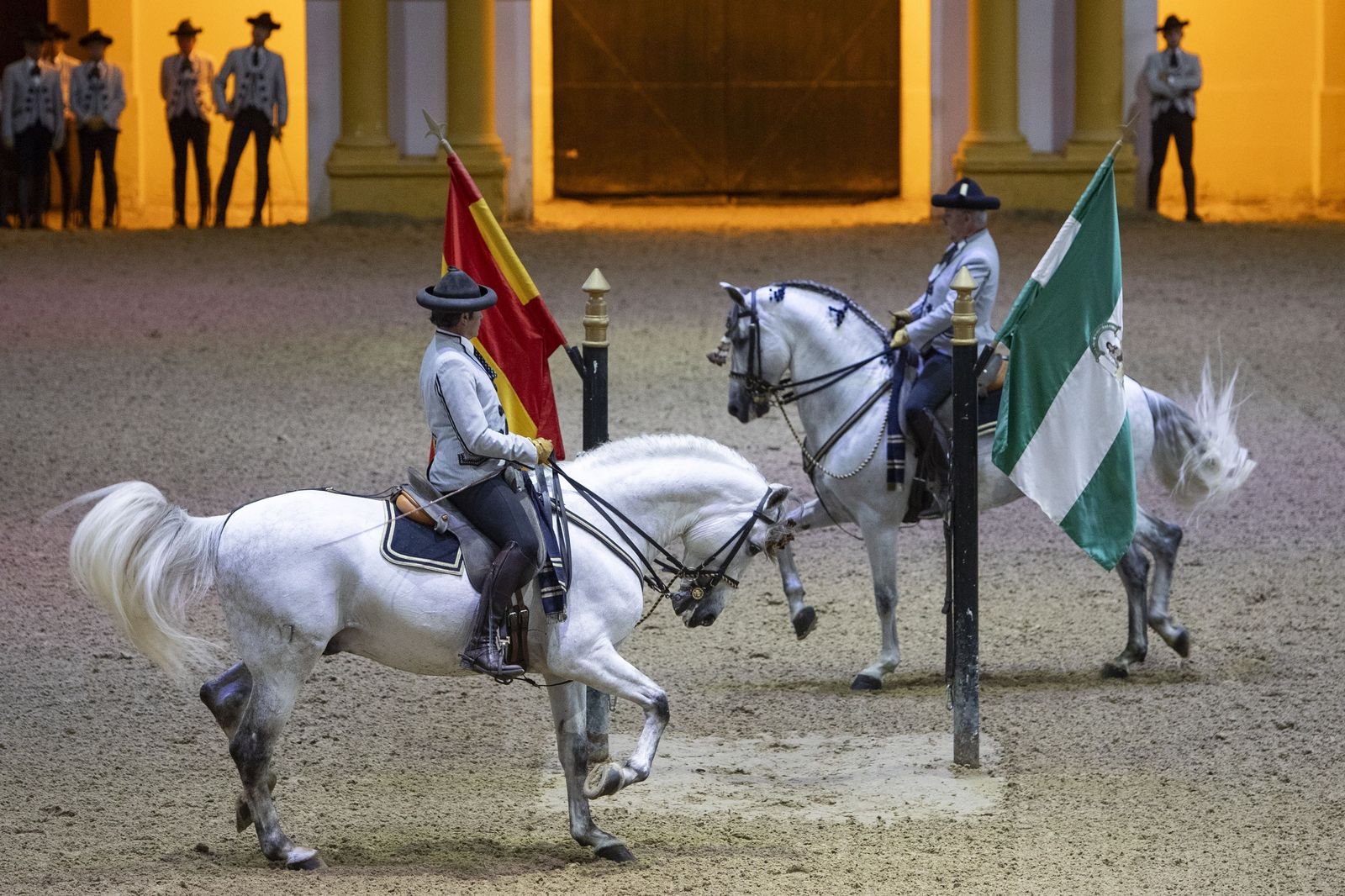 Imagen del espectáculo 'Cómo bailan los caballos andaluces'