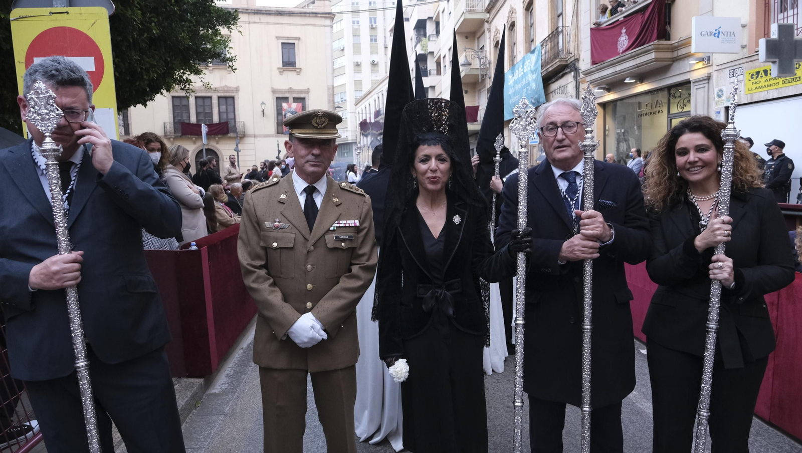 Procesión del Encuentro en Almería, en imágenes.
