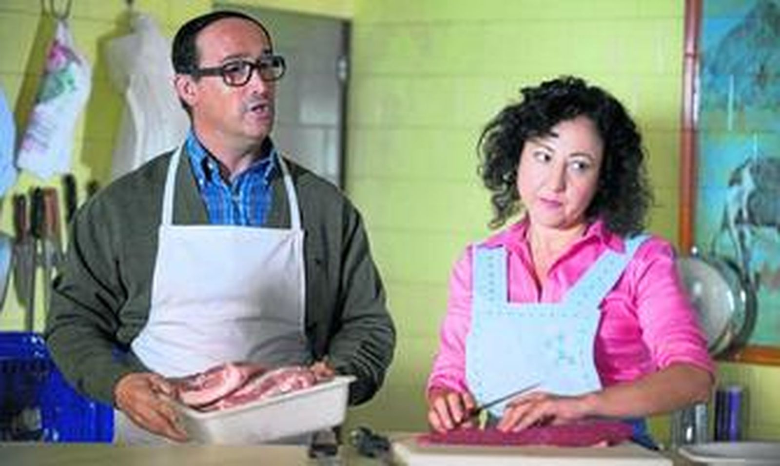 Javier Cámara y Carmen Machi protagonizan 'Que se mueran los feos', la última cinta de Nacho García Velilla.