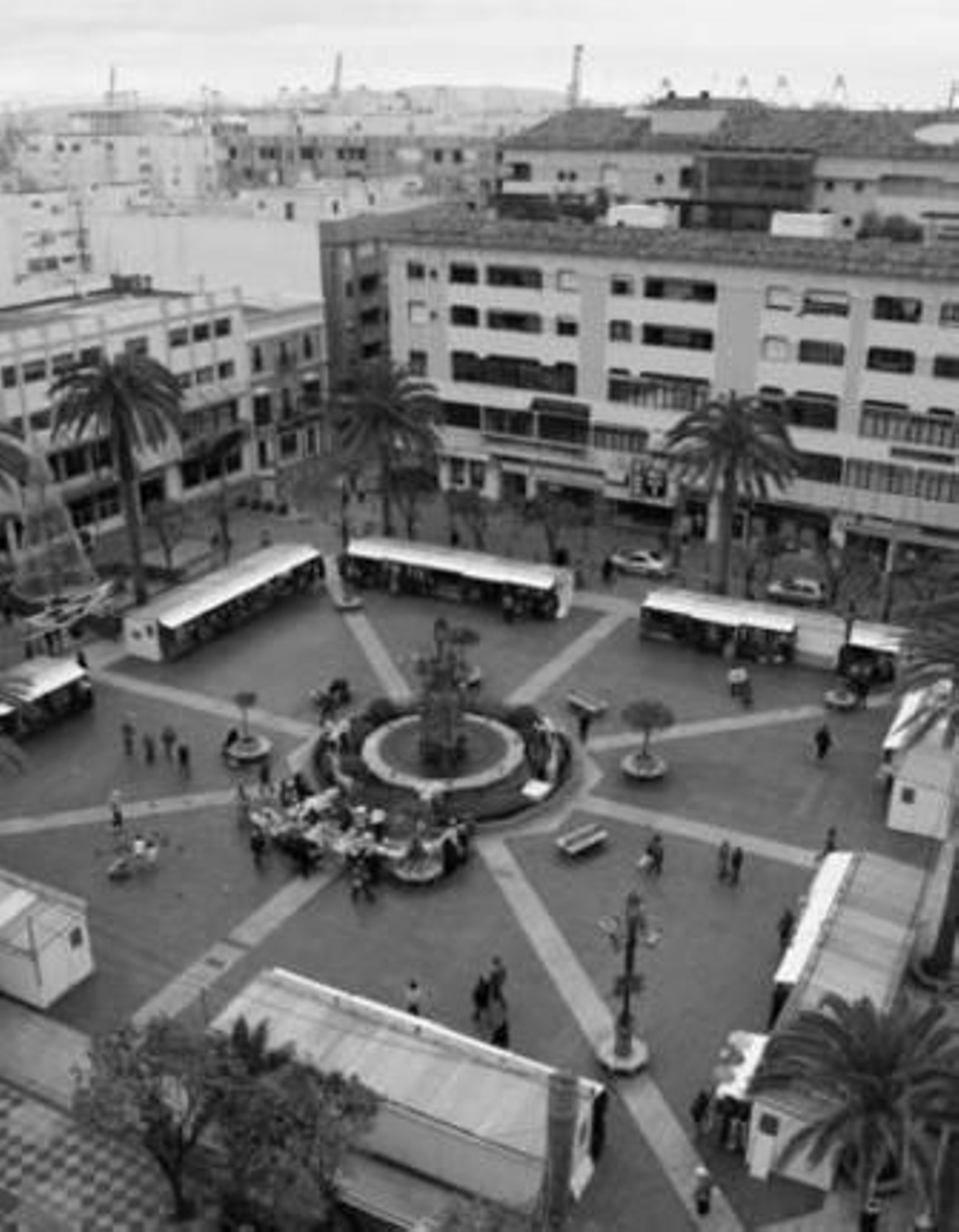 La Plaza Alta vista desde la Torre de la Iglesia de la Palma.
