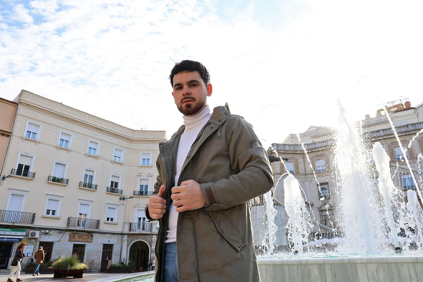 El cantante Diego García.