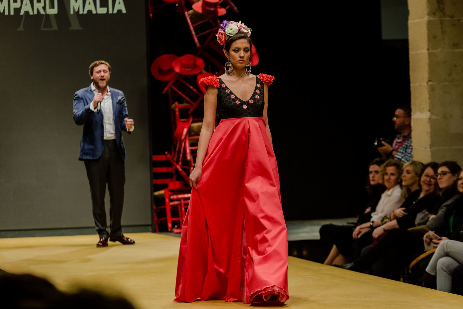 Pasarela Flamenca Jerez 2019: Amparo Maciá, fotos del desfile