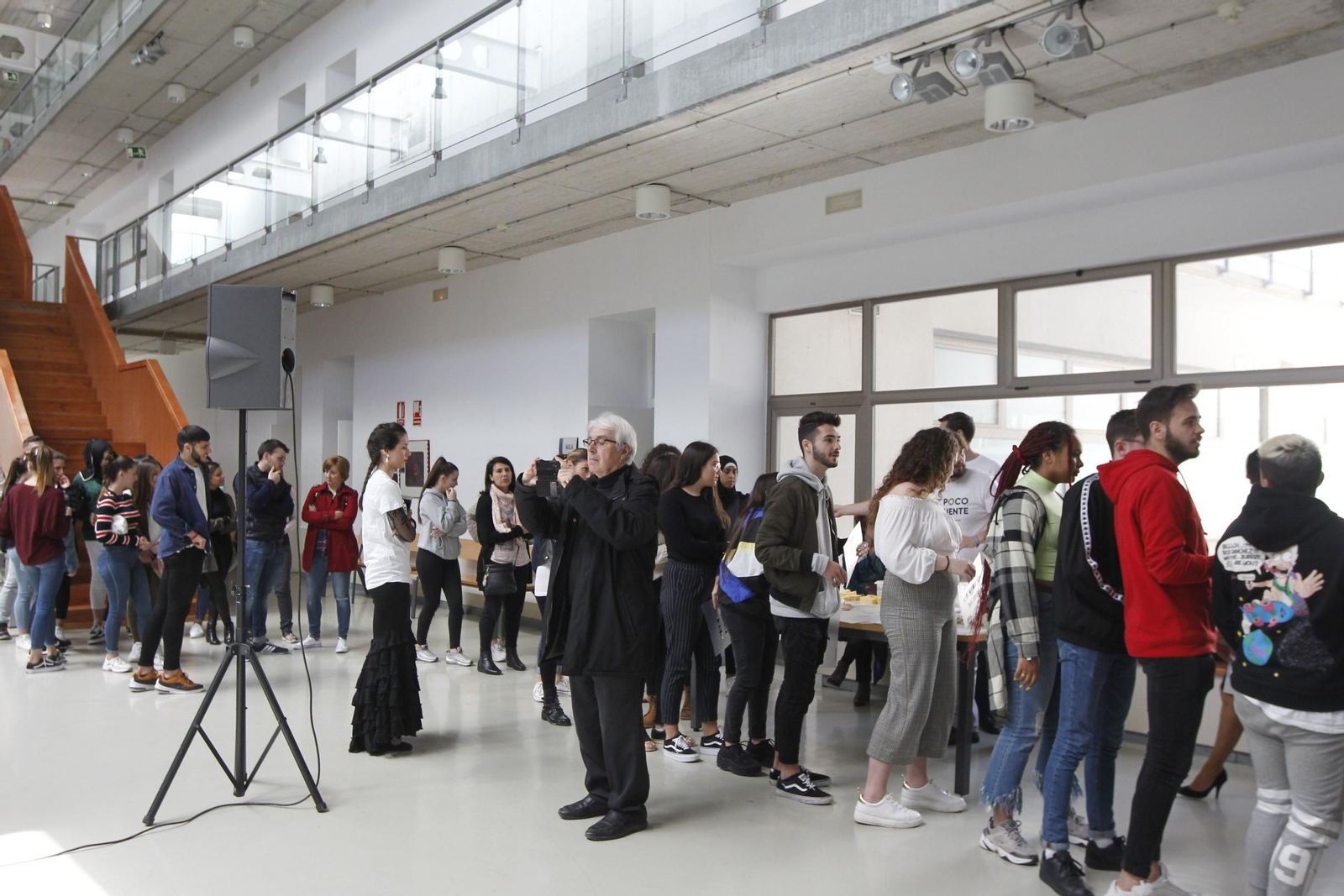 Fotos mural reivindicativo enfermedades raras Universidad de Almería-UAL