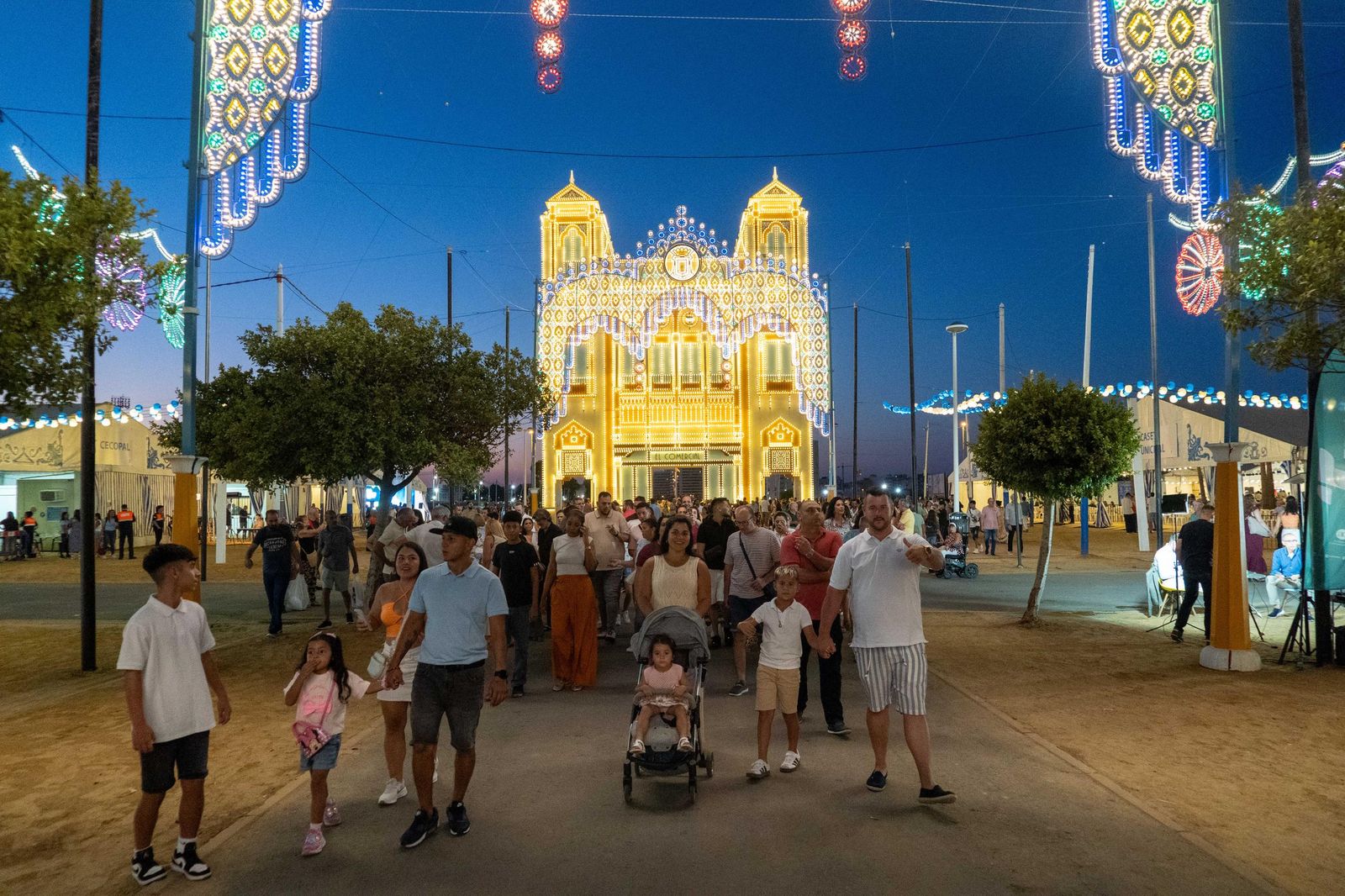 Colombinas 2025: Imágenes del ambiente el sábado 2 de agosto en las Fiestas Colombinas