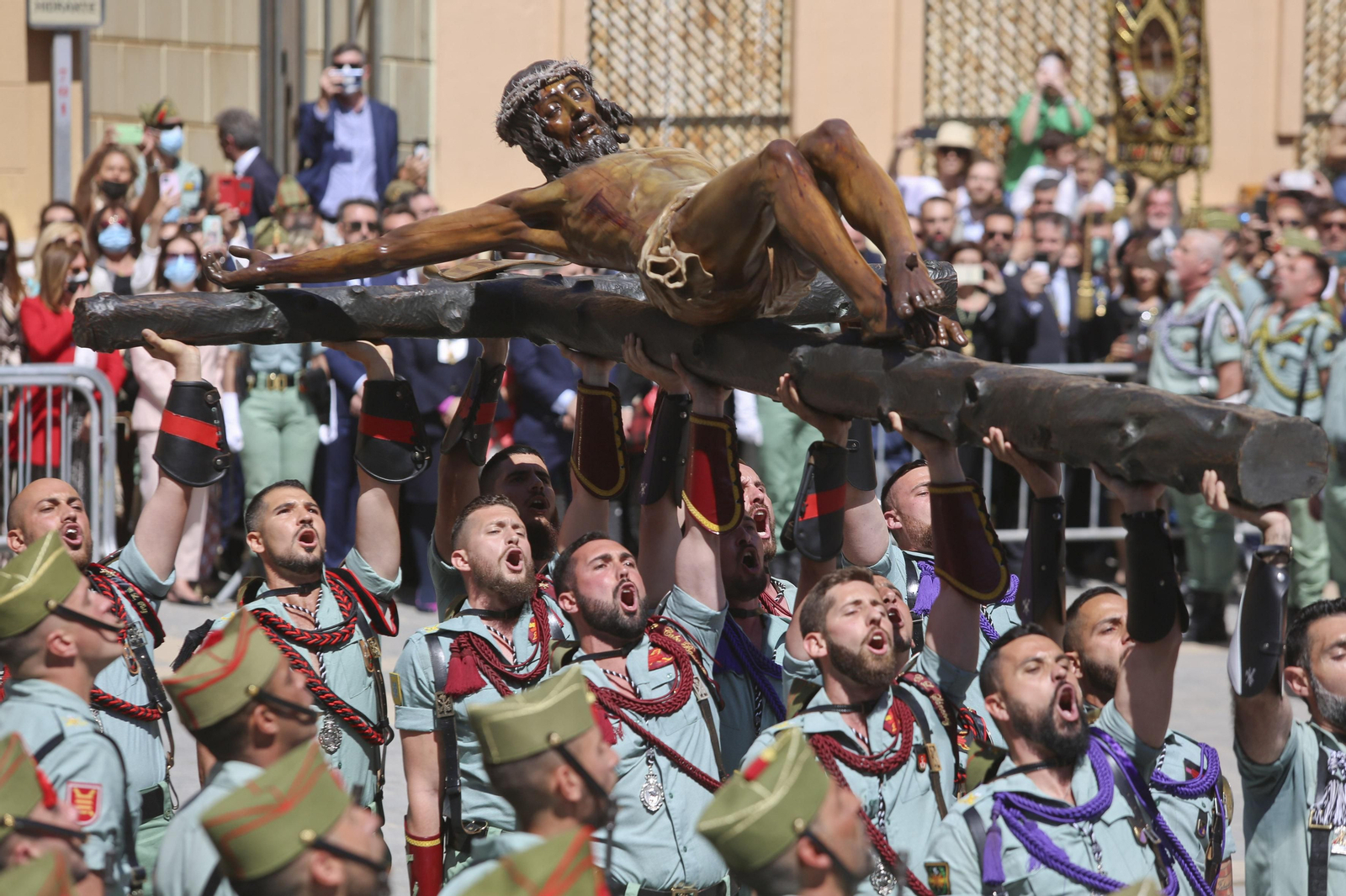 Las fotos de la Legión, en el Jueves Santo de Málaga