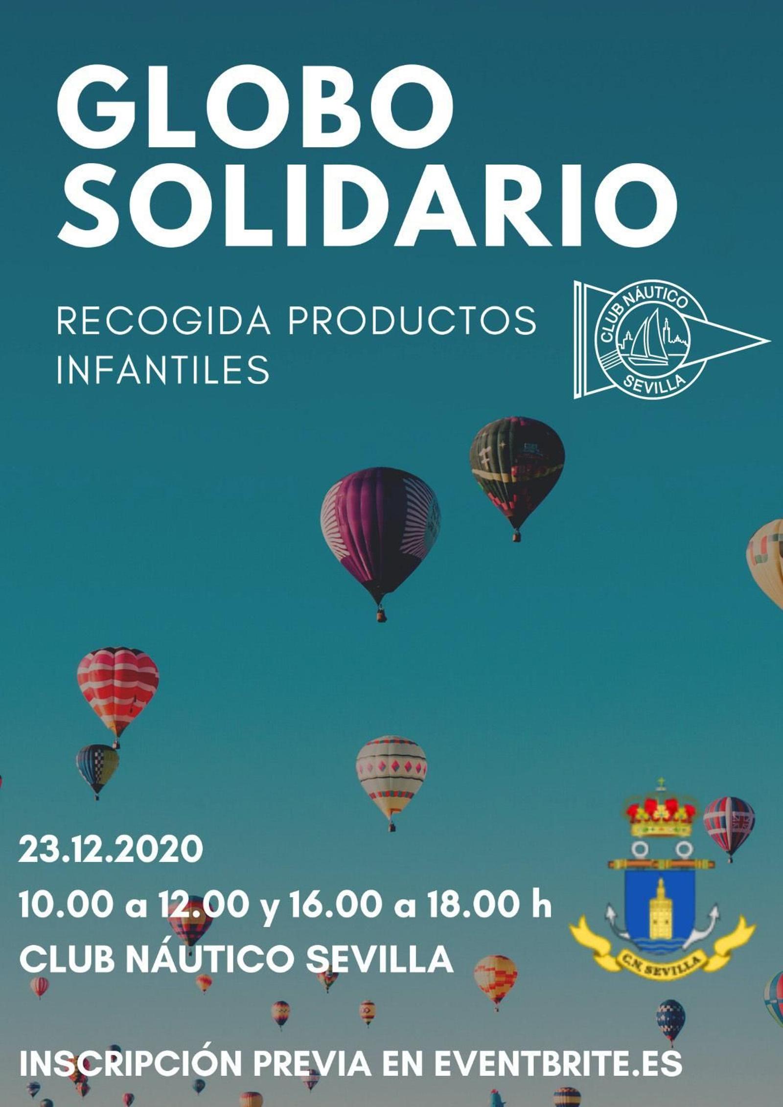 Cartel de la campaña 'Globo Solidario'.