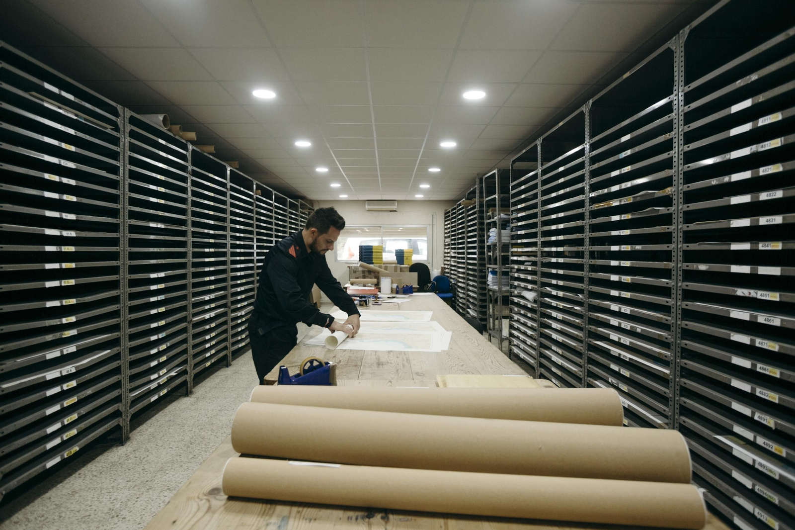 El depósito cartográfico