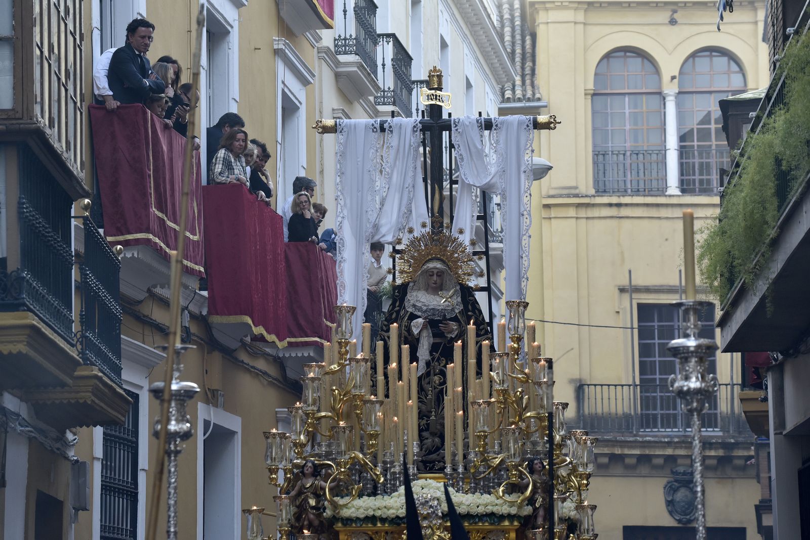 Las imágenes de la Hermandad de la Soledad de San Lorenzo