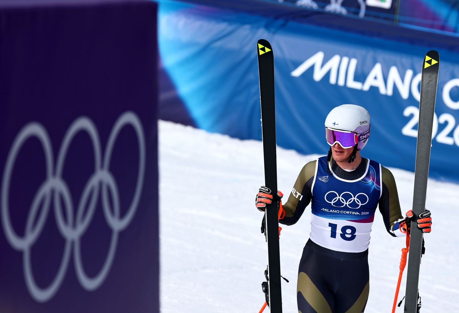 Las espectaculares fotos del descenso masculino en los Juegos Olímpicos de invierno