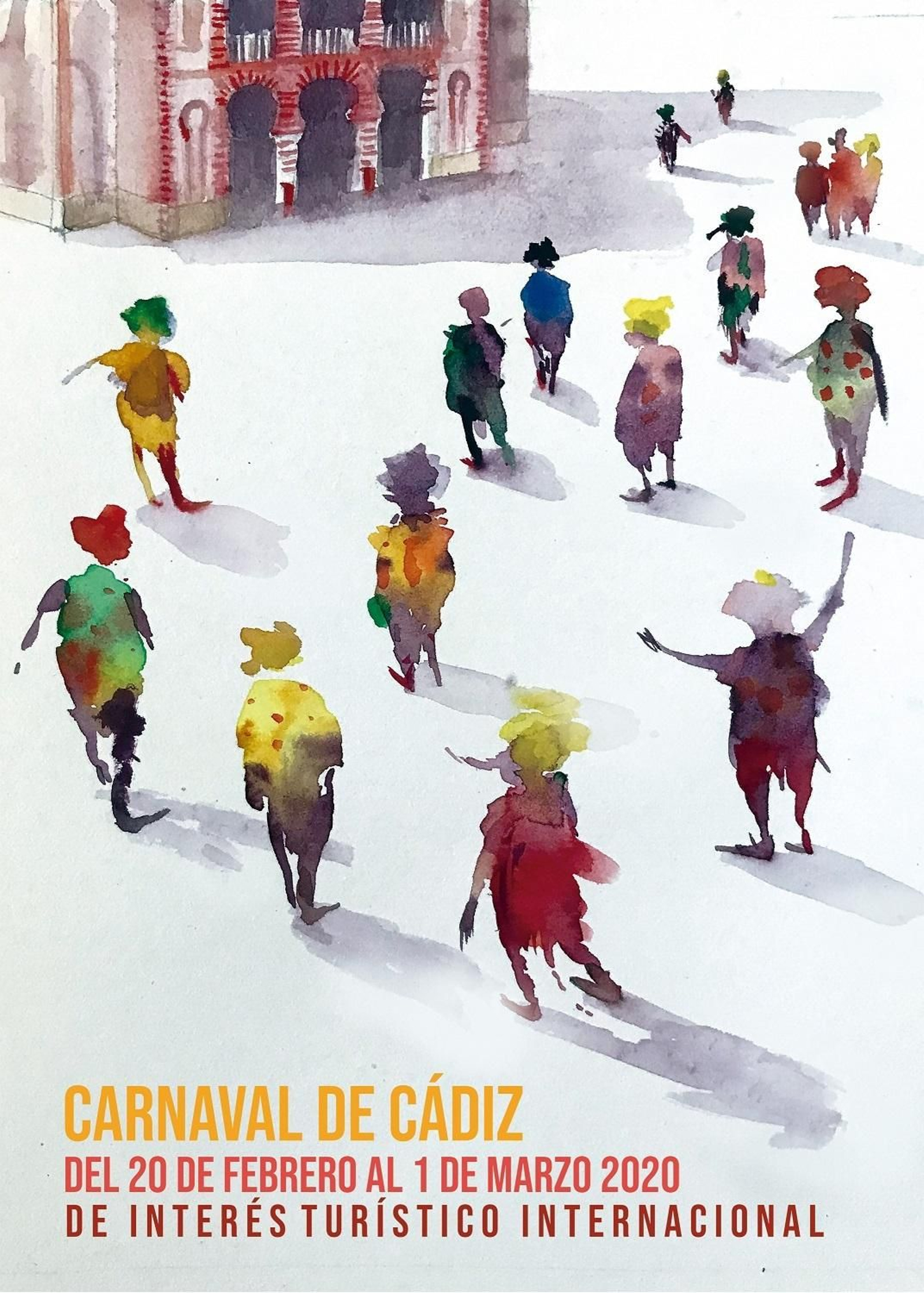 Las obras finalistas del concurso del cartel del Carnaval de Cádiz 2020