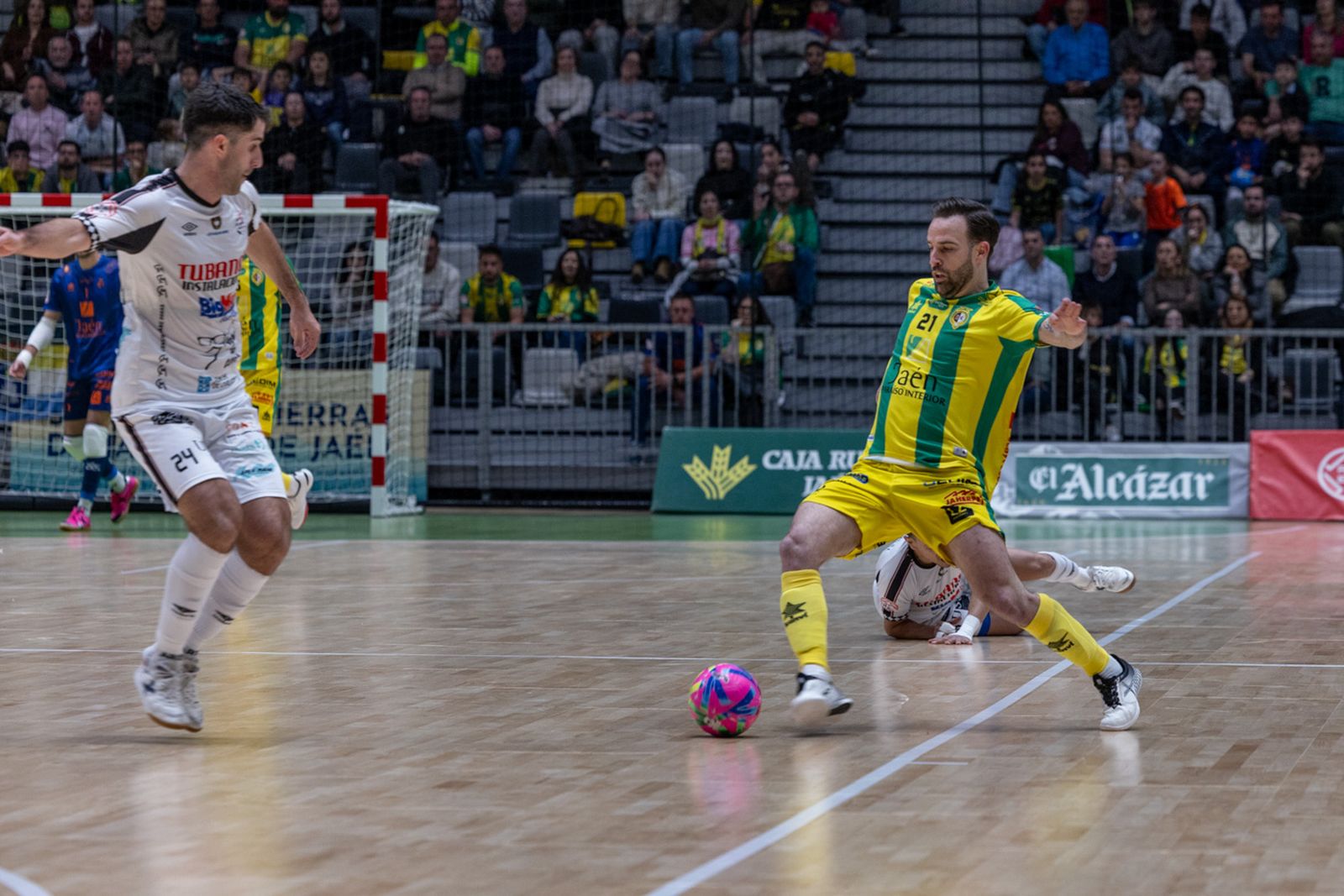 Las mejores imágenes de las tablas entre Jaén Paraíso Interior FS y Noia Portus Apostoli