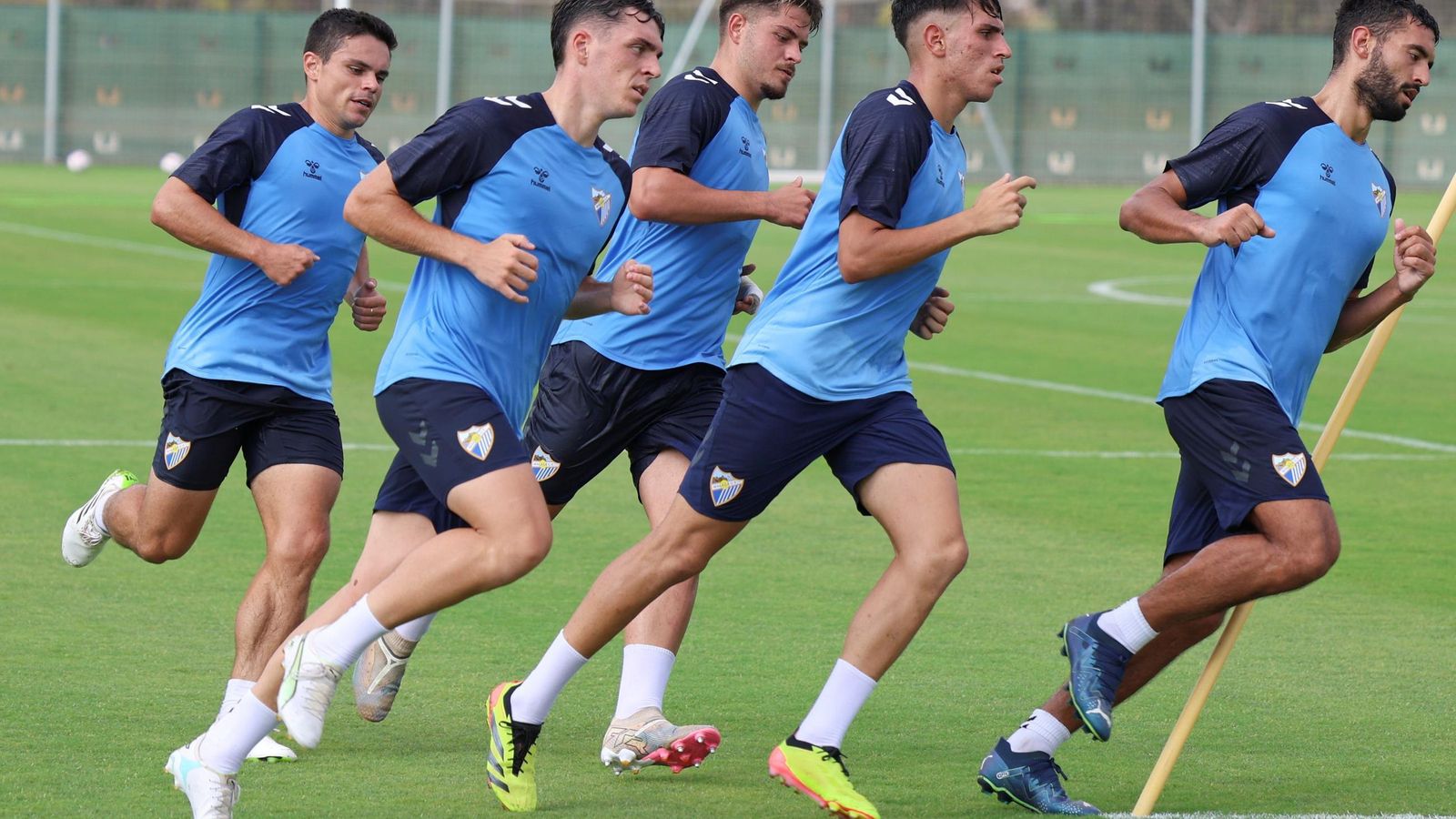 El Málaga CF prueba la Ciudad Deportiva de Arraijanal
