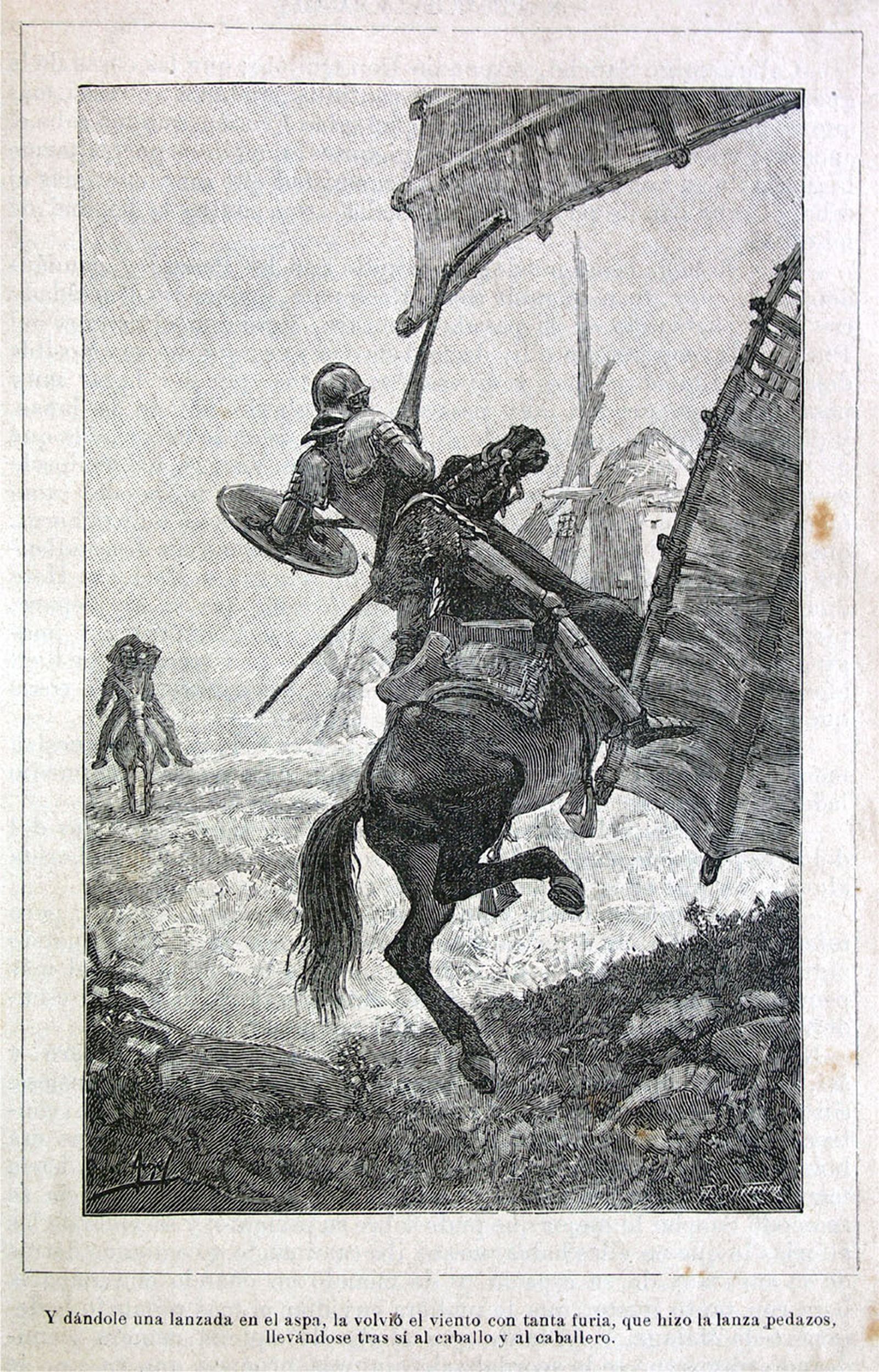 Grabado de Manuel Ángel Álvarez para la editorial Calleja, 1901.