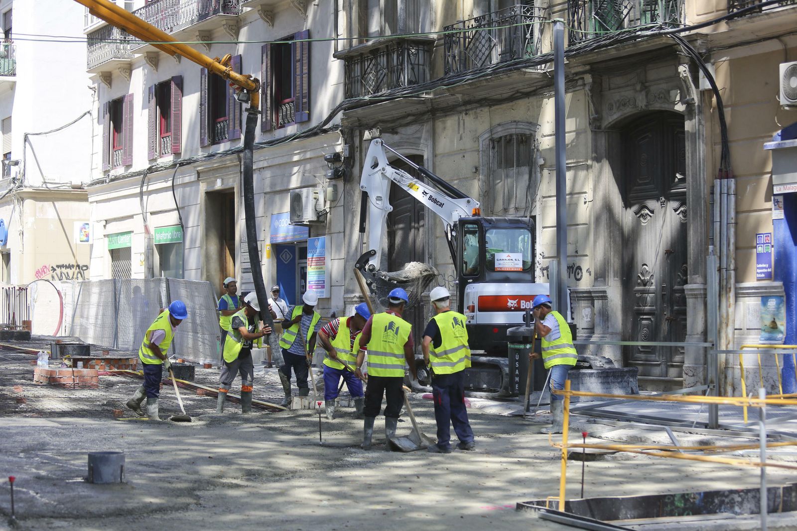 Las fotos de la peatonalización de la Alameda Principal de Málaga