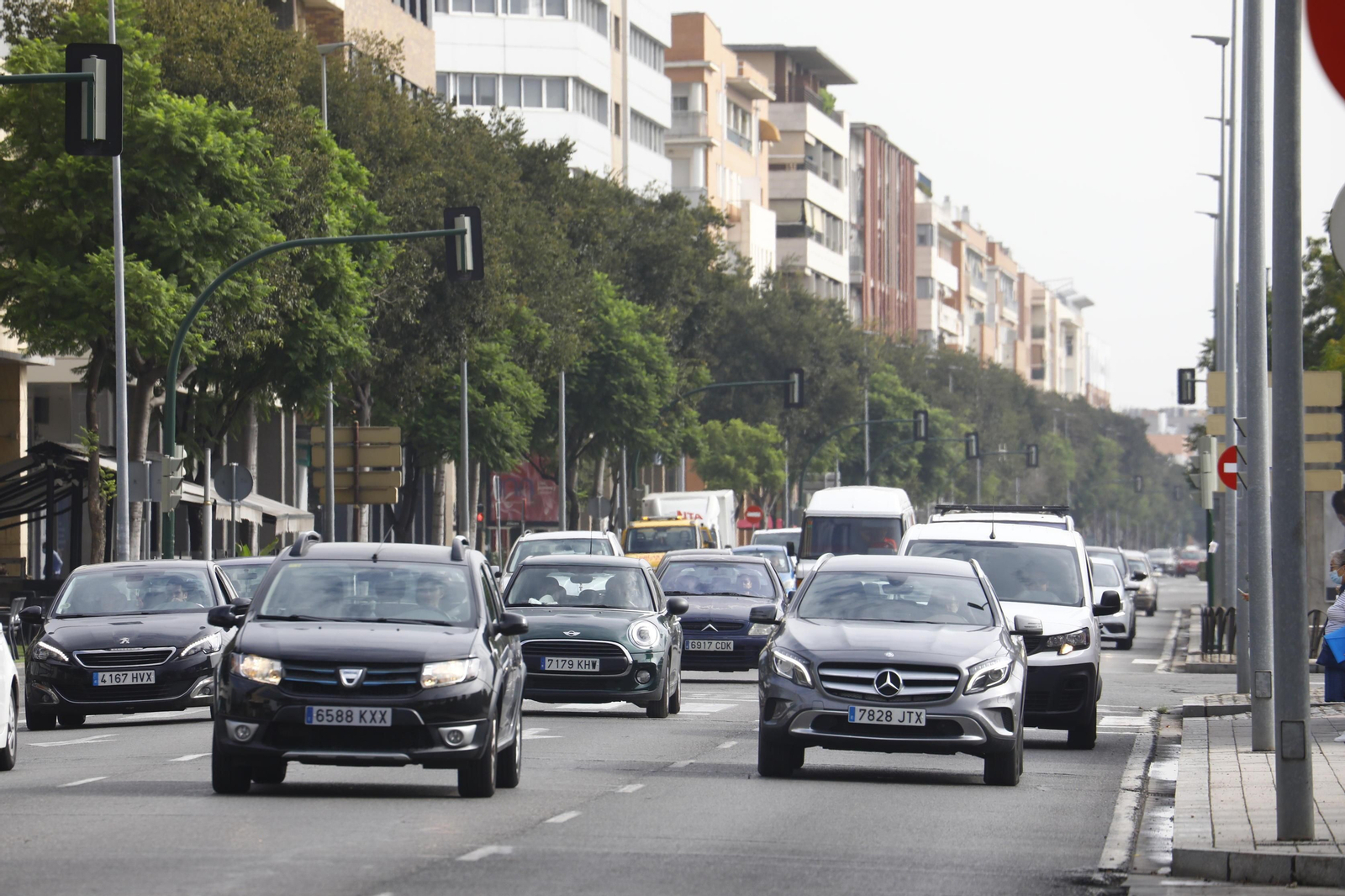 Tráfico en el Vial Norte.