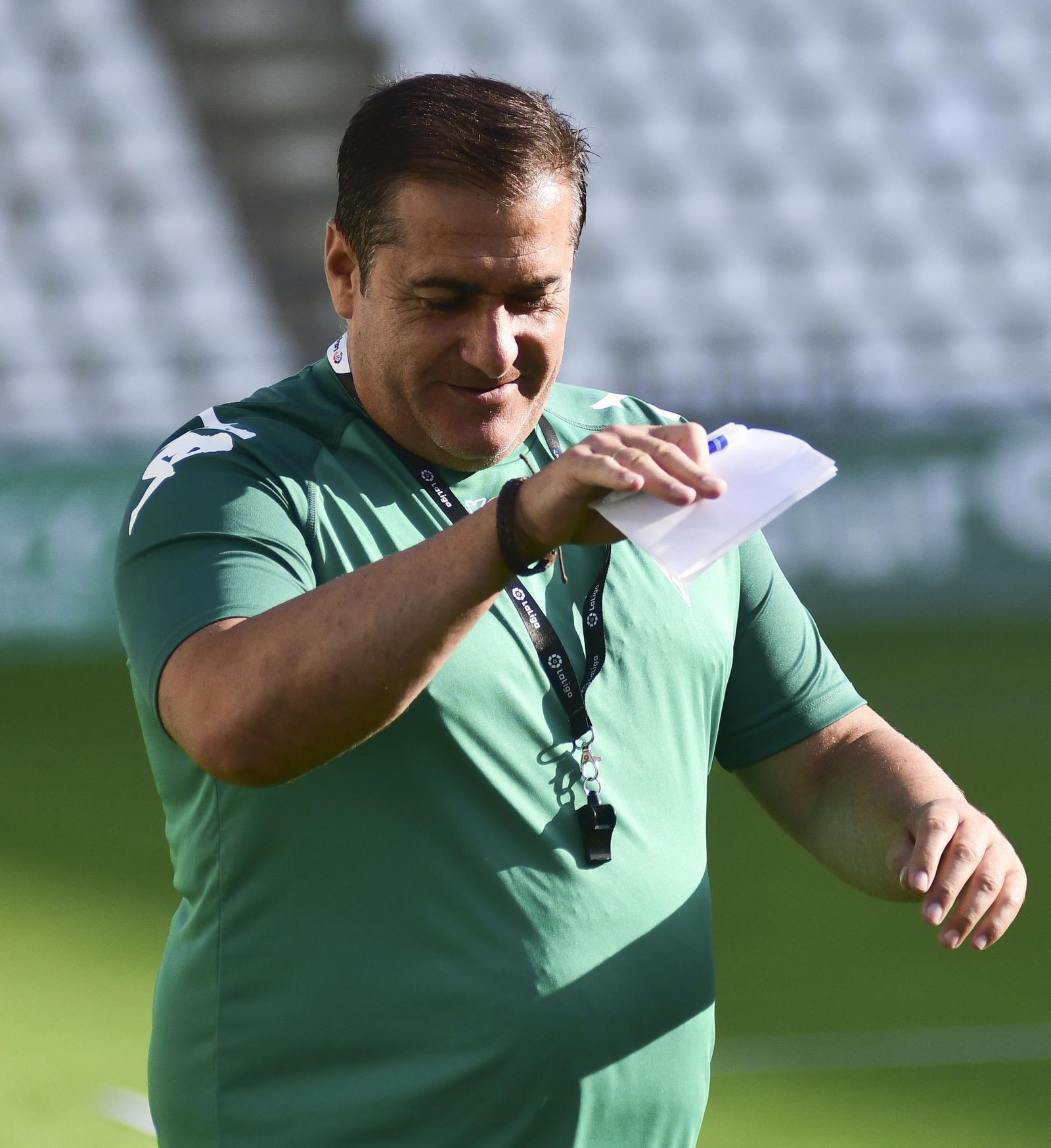 José Ramón Sandoval, durante un entrenamiento en El Arcángel.
