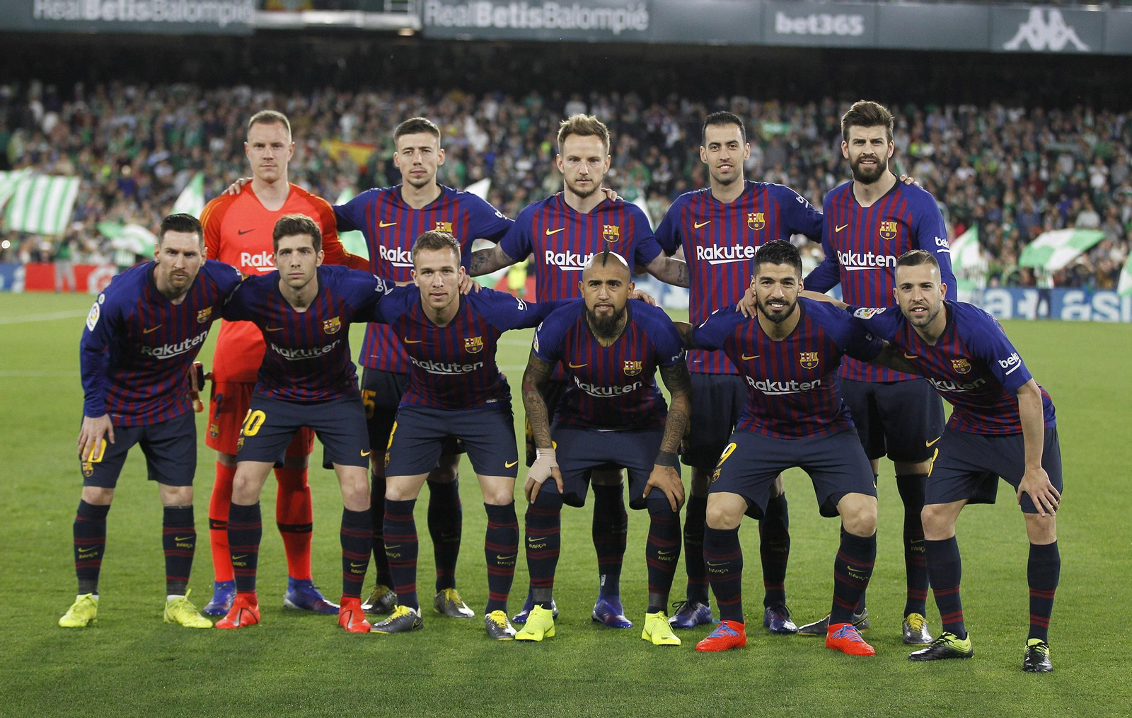 El Betis-Barcelona, en imágenes