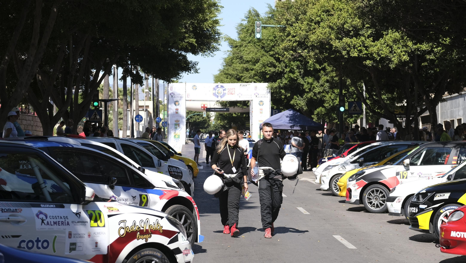 Imágenes de la salida del Rallye Costa de Almería