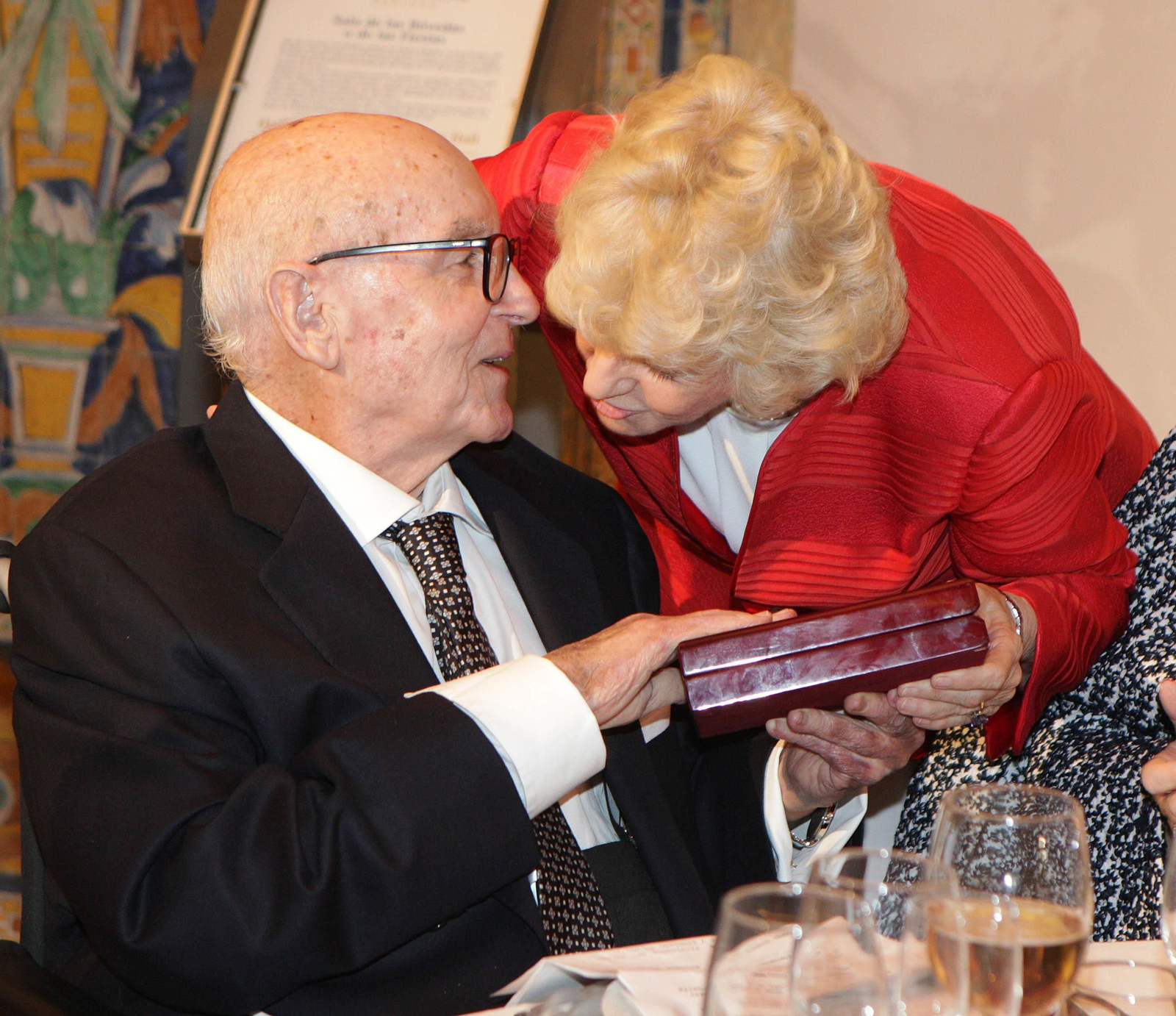 Los asistentes al VII Premio Manuel Clavero