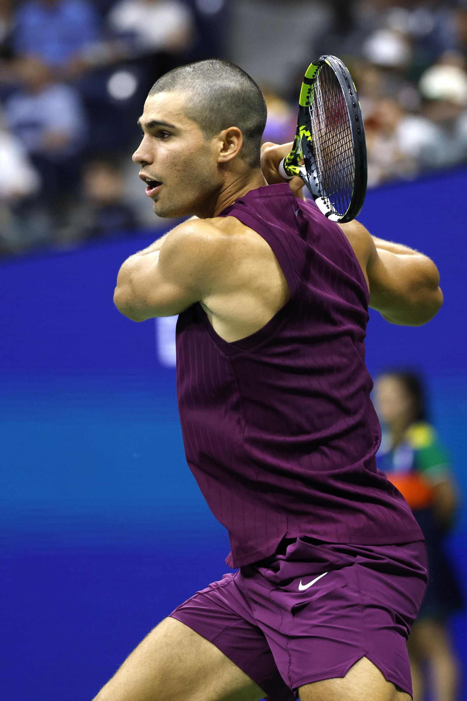 Las fotos del nuevo 'look' de Alcaraz en el Open USA