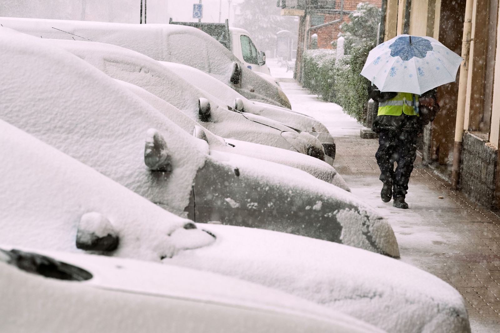 Nieve en Ávila