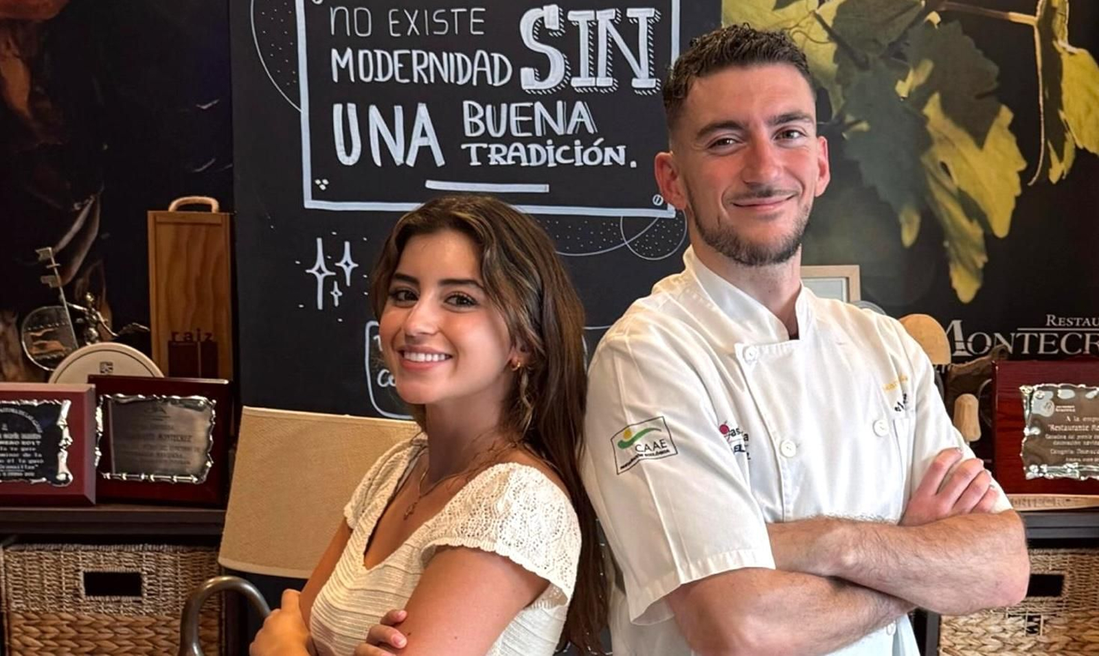 Eva y su hermano Manuel, relevo generacional de Restaurante Montecruz