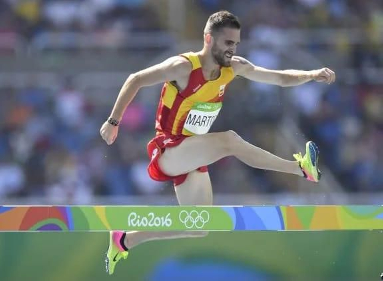 El atleta de Huelma, en su competición en Río 2016.