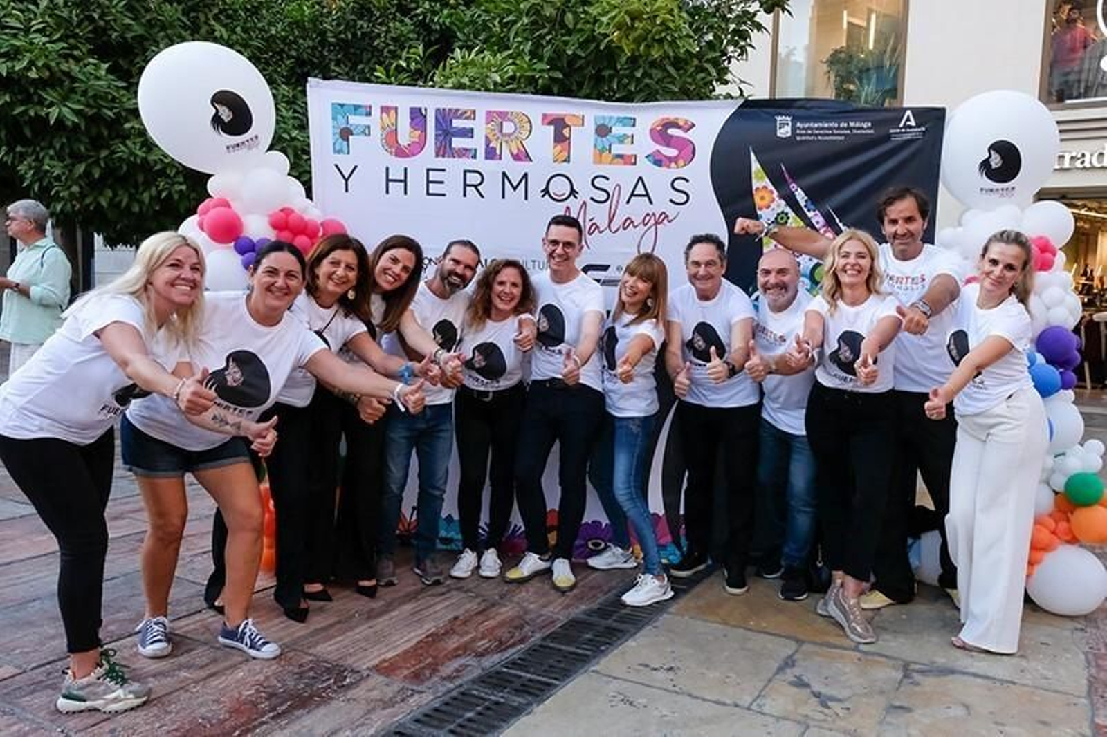 Una de las imágenes que dejó el evento solidario