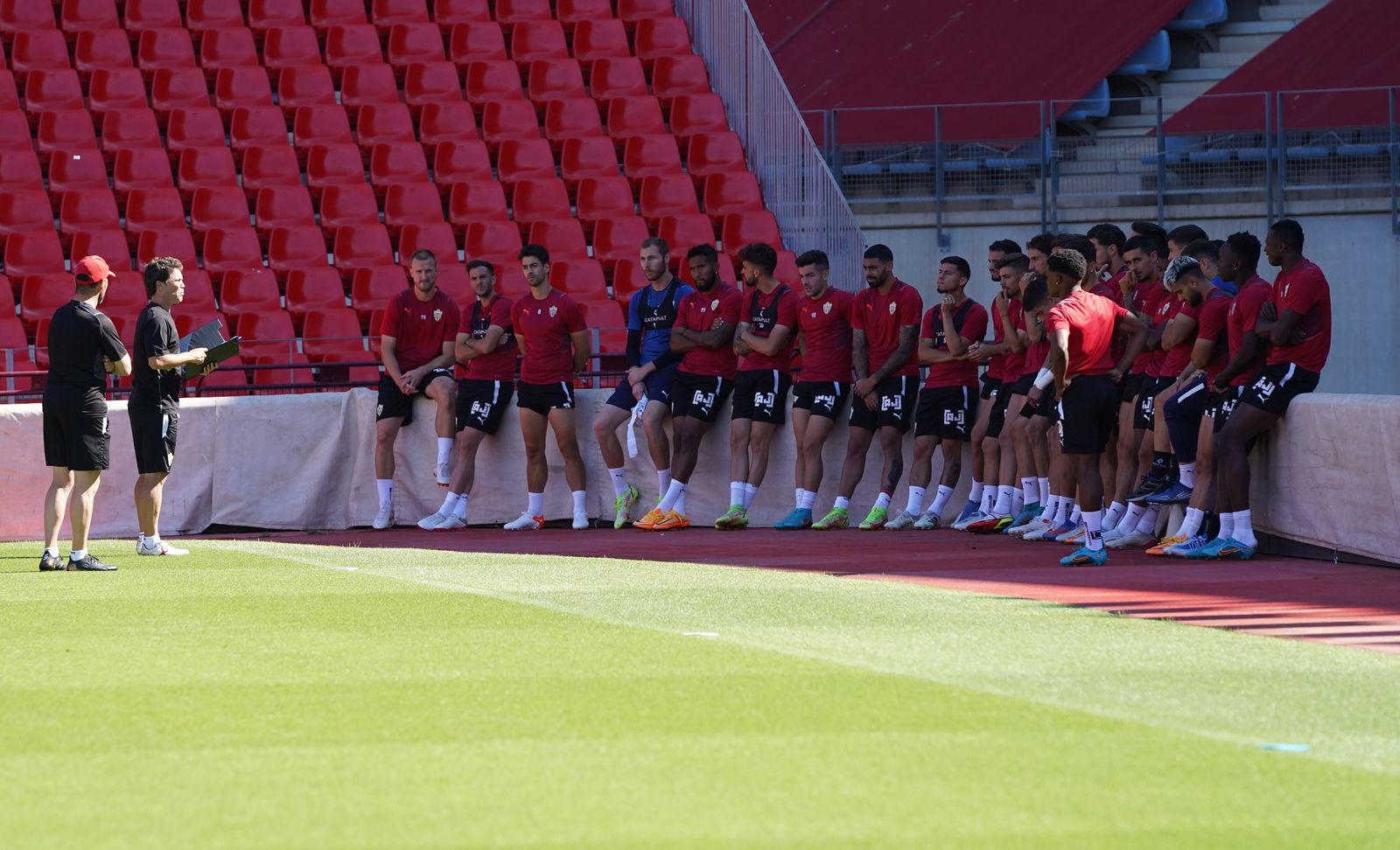Imágenes del entrenamiento del viernes 28