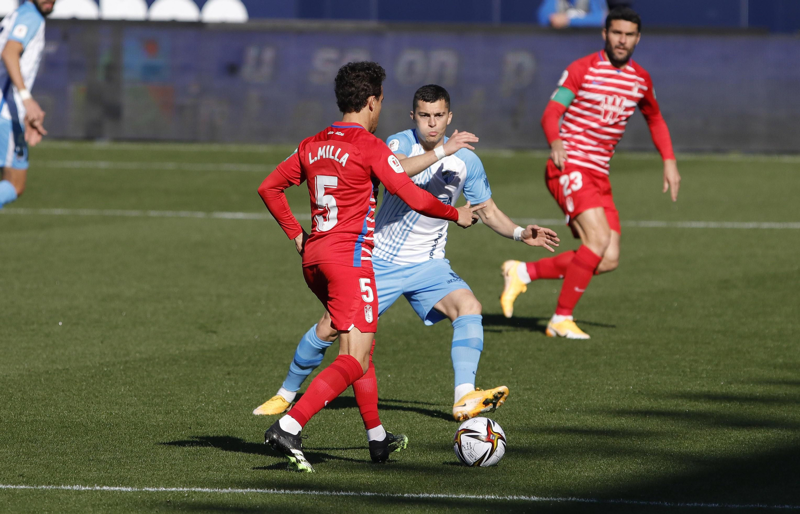 El Málaga CF-Granada, en fotos