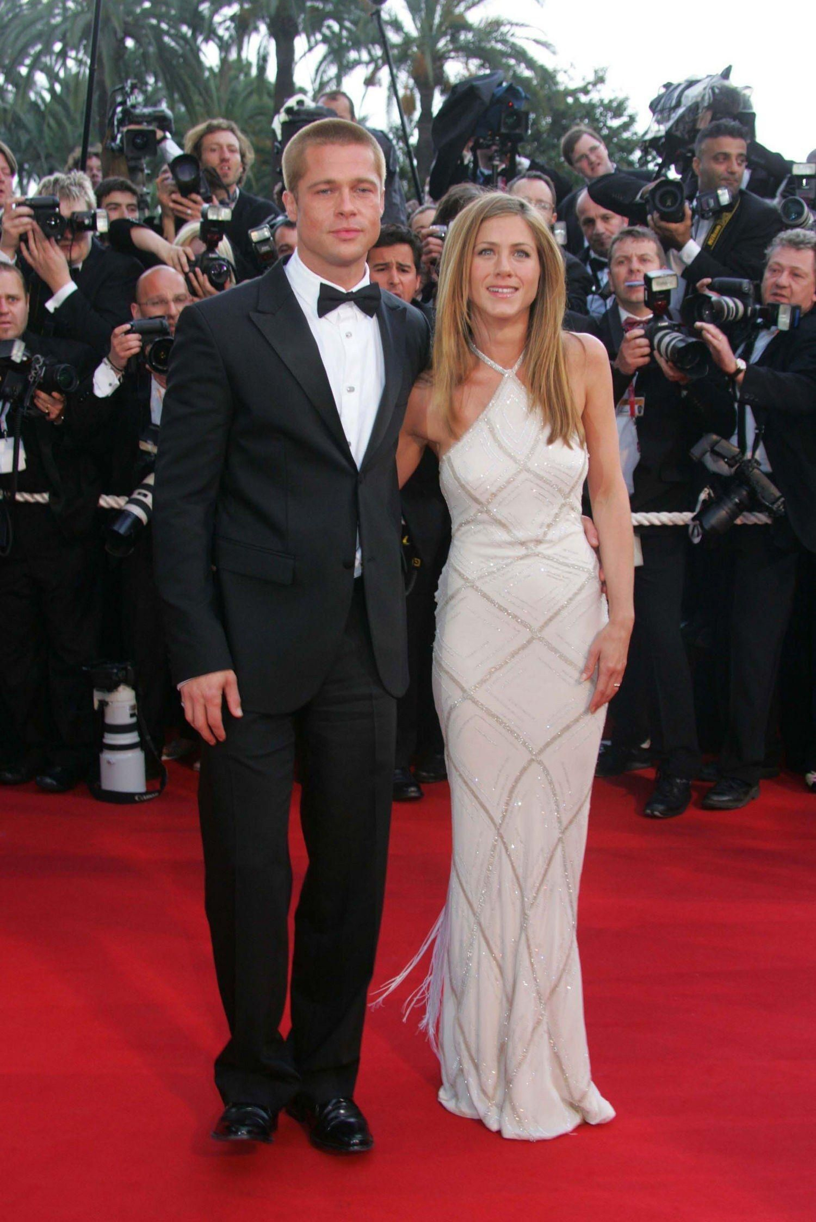 Jennifer Aniston y su marido entonces, Brad Pitt.