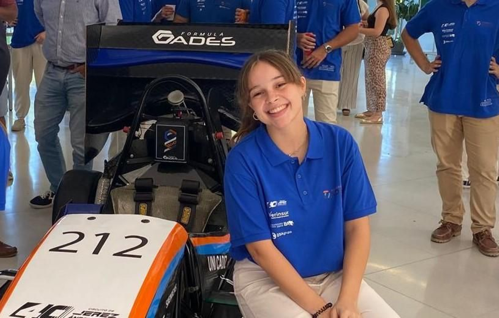 La joven ingeniera jerezana, Ana Belén Grela, integrante de Fórmula Gades.