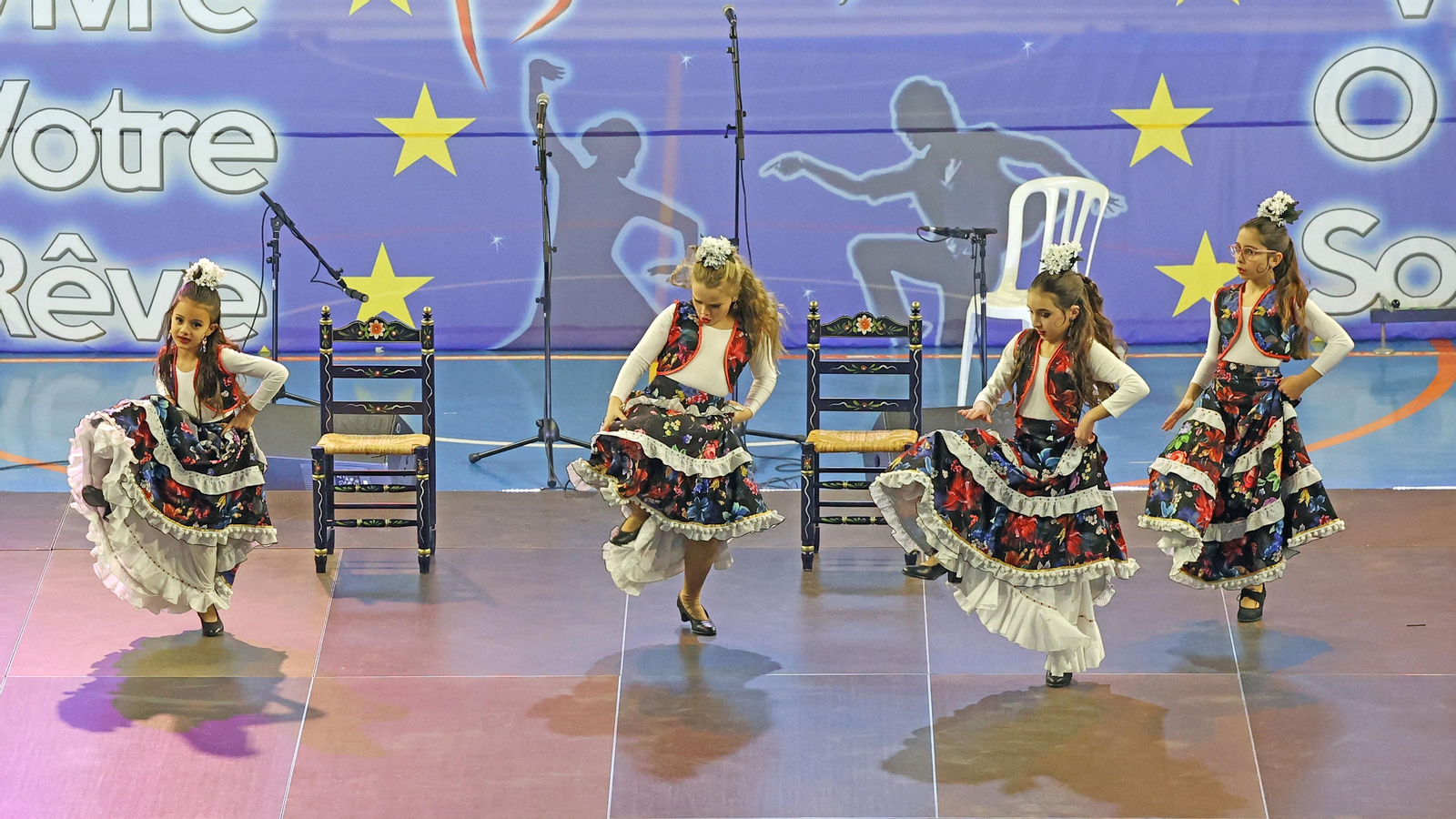 Concurso de baile ‘Dancing Stars’ en el Palacio de Deportes de Chapín en Jerez