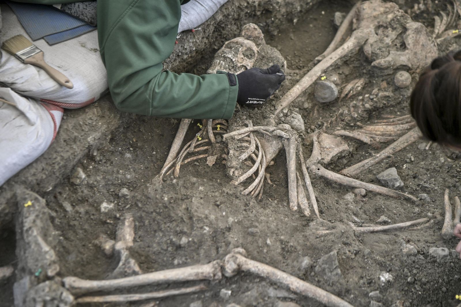 La tercera campaña de exhumaciones en el Barranco de Víznar, en imágenes
