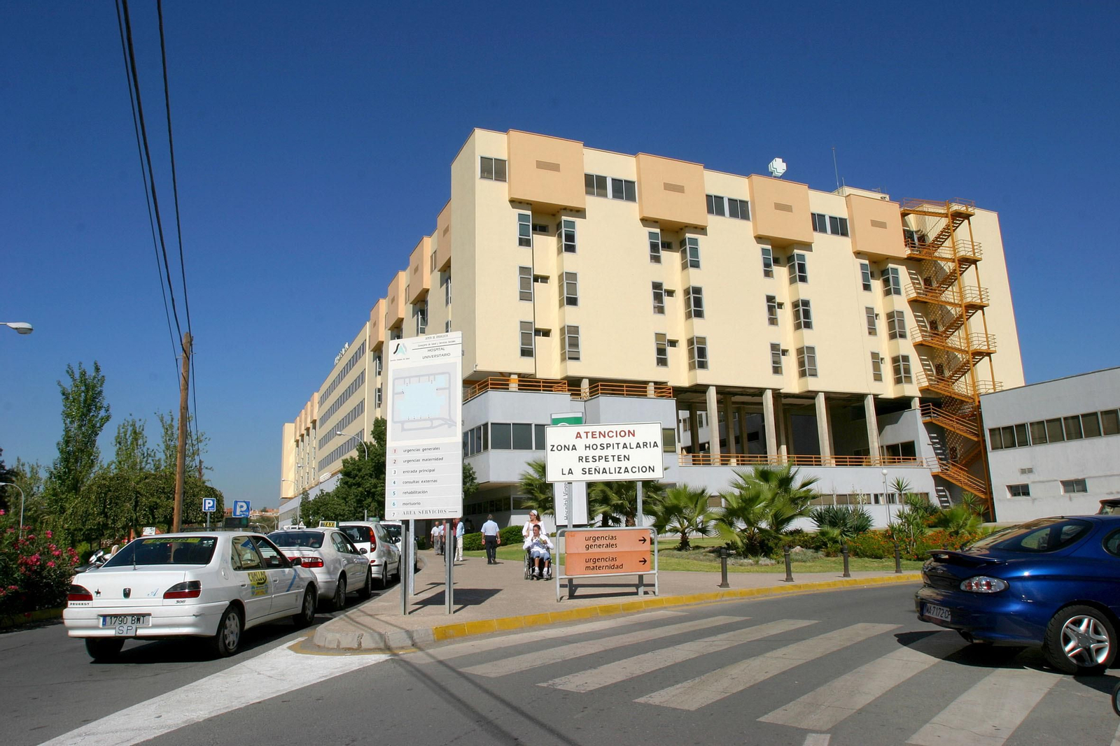 Fachada del Hospital Clínico de Málaga