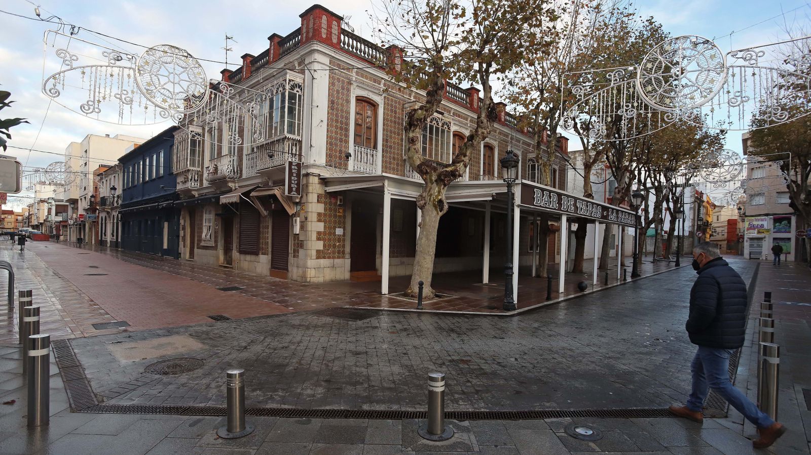 Fotos del primer día de alerta 4 grado 2 en La Línea