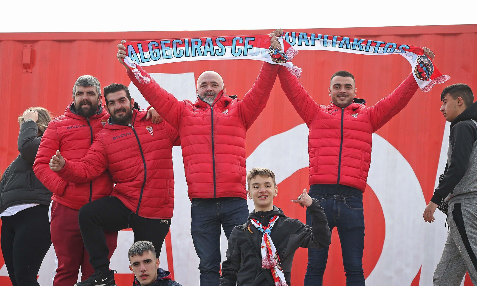 Fotos de la afición durante el Algeciras - Ceuta en el Nuevo Mirador