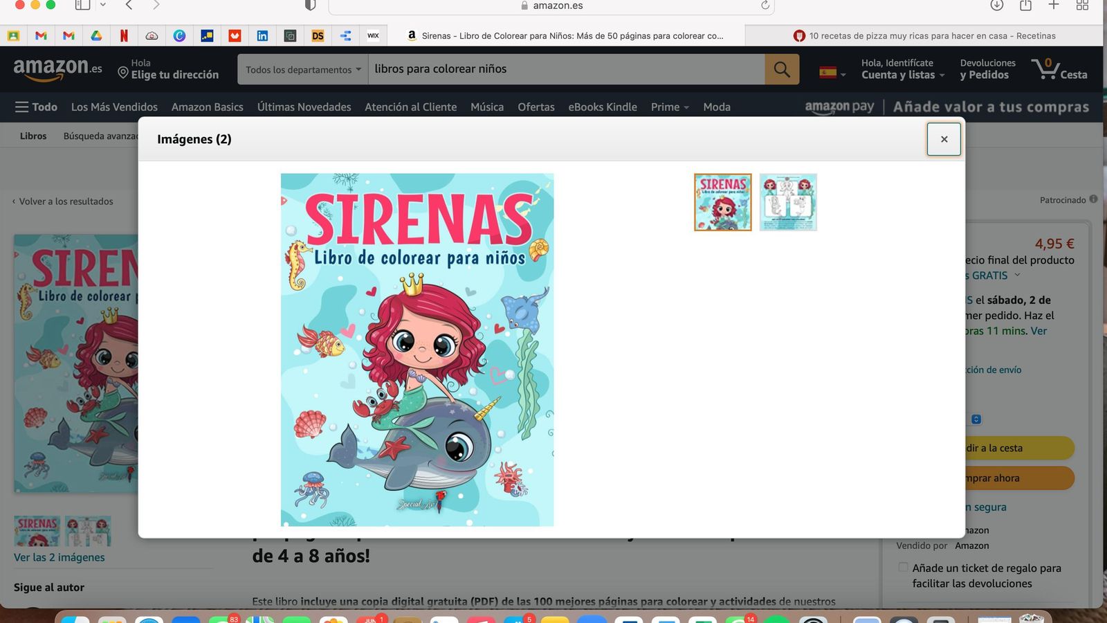 Sirenas - Libro de Colorear para Niños