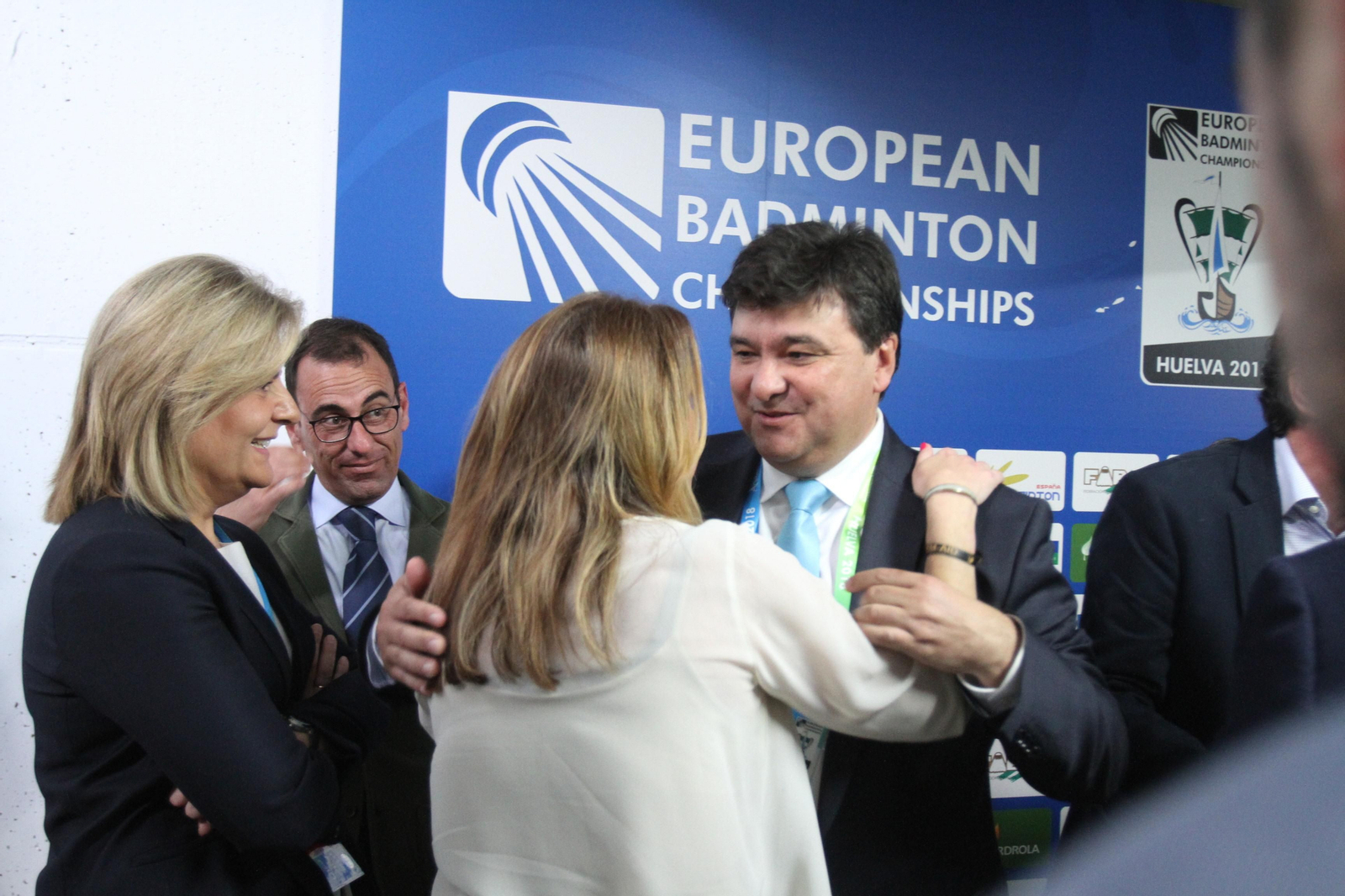 Diversas autoridades quisieron acompañar a la campeona en la gran final.