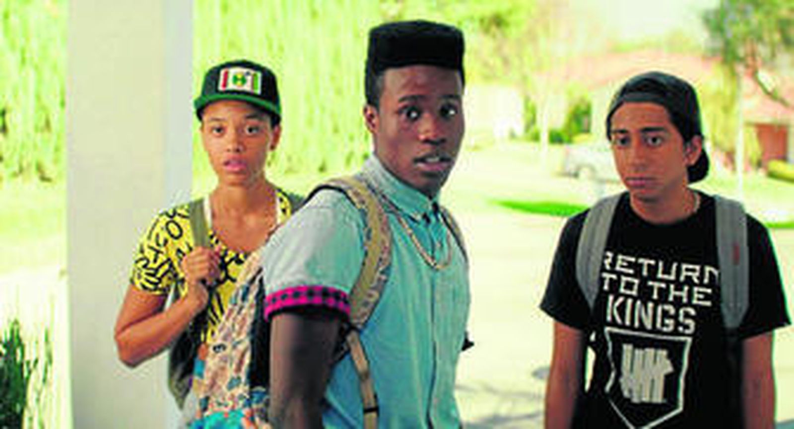 Kiersey Clemons, Shameik Moore y Tony Revolori.