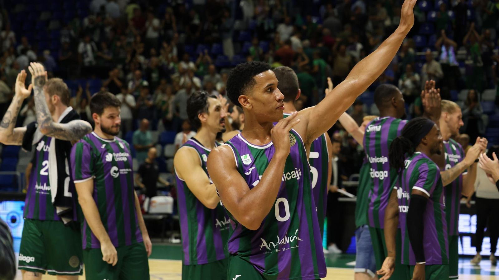 Las mejores fotos del Unicaja-King Szczecin de la BCL