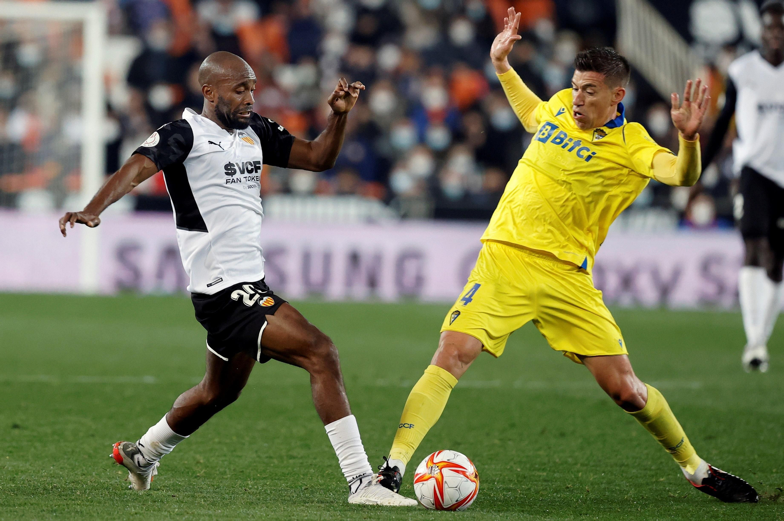 Partido de Copa del Rey entre Valencia CF y Cádiz CF