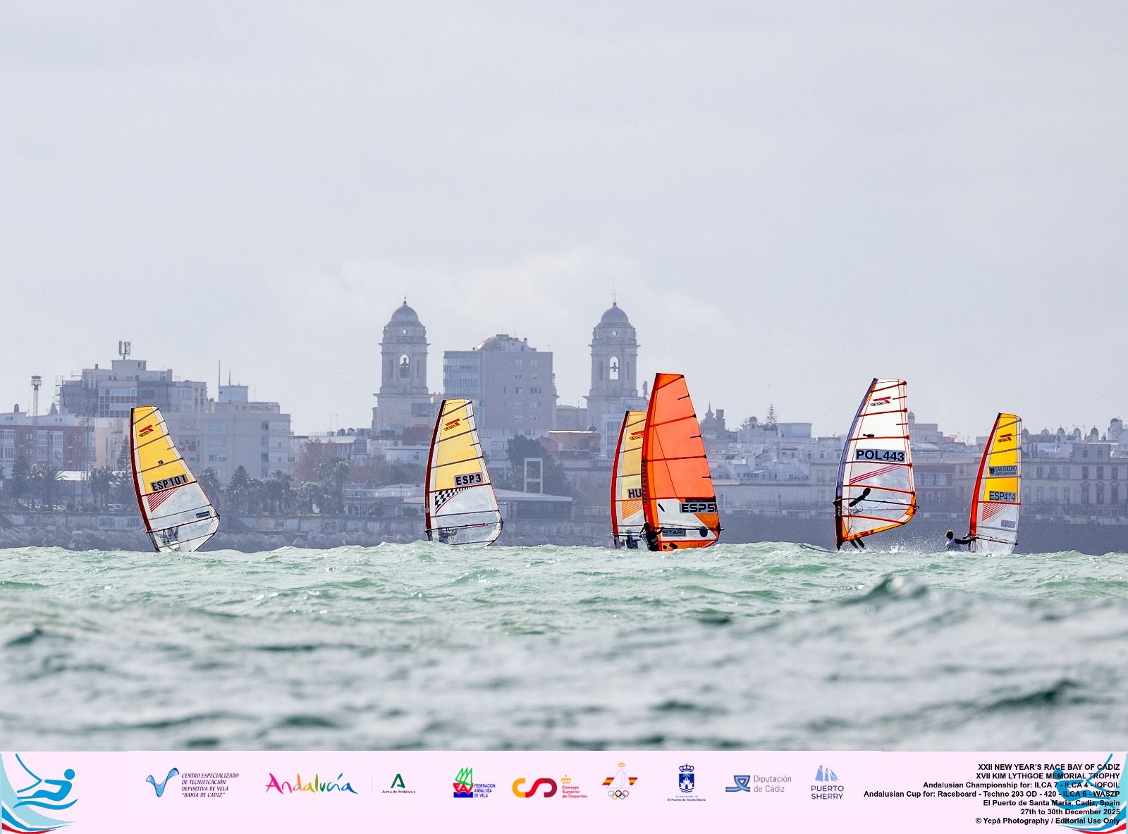 Una de las pruebas en la primera jornada de la Regata de Año Nuevo