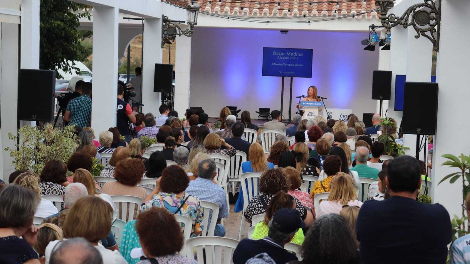 Acto de la campaña electoral del PP en Torrox.
