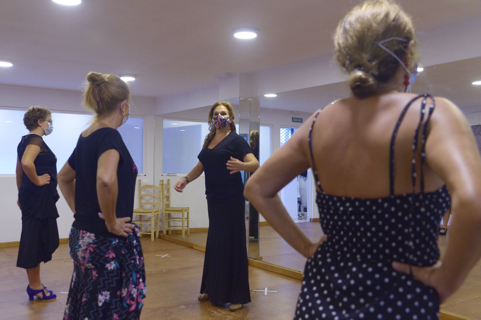 Fotos  de la academia de flamenco de Monika Bellido