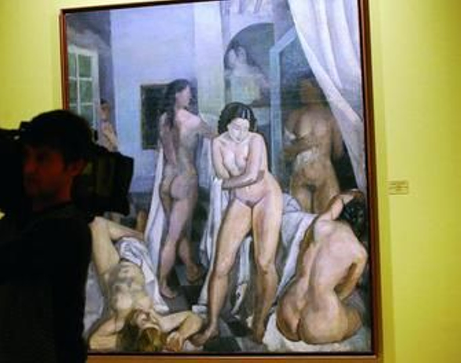 'Las bañistas', de Vázquez Díaz, una de las piezas de la muestra.