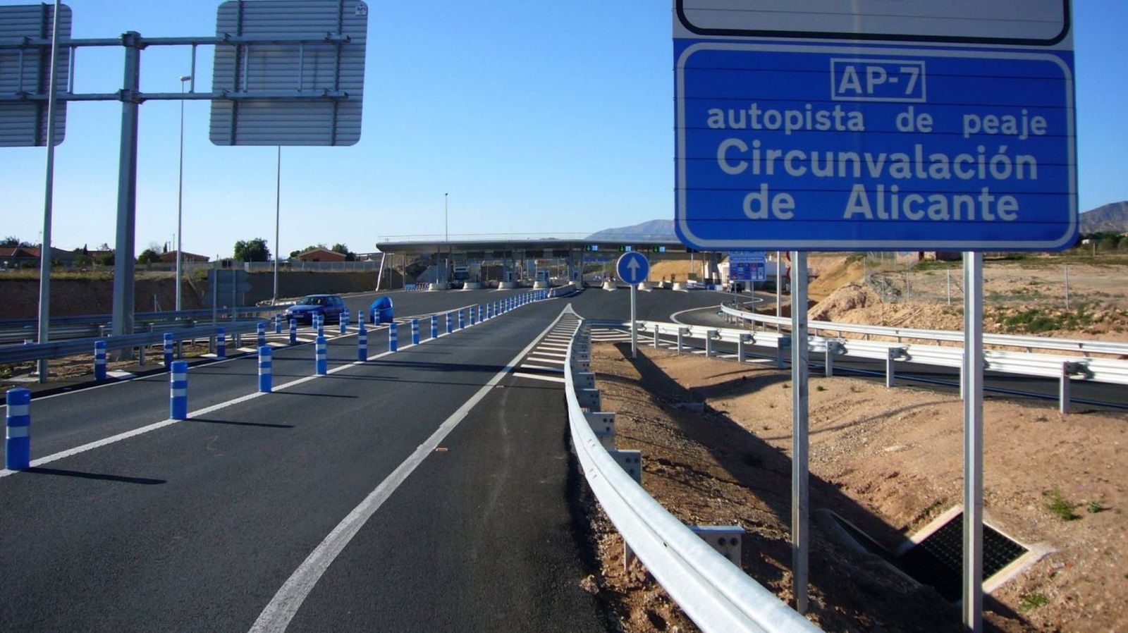 Circunvalación de Alicante, una de las autopistas quebradas en España.