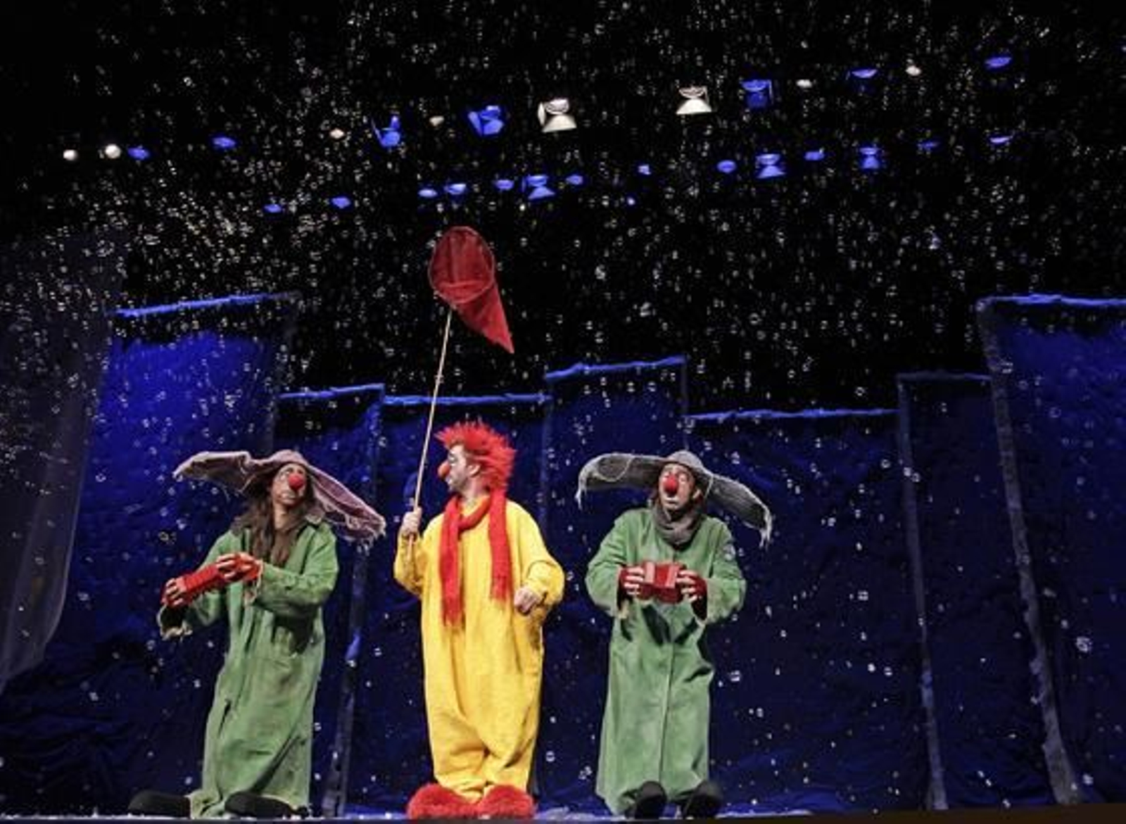 Una imagen de 'Slava's Snowshow', de la compañía de Slava Polunin. / Antonio Pizarro