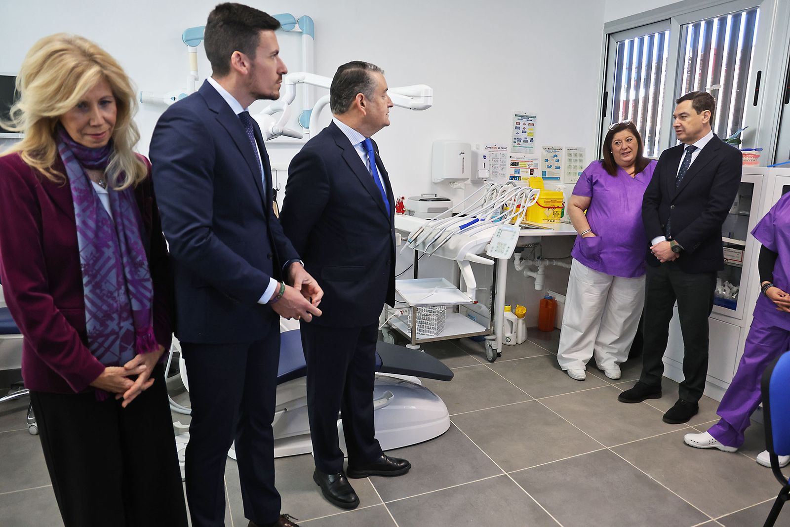 Las fotografías de la inauguración del consultorio de salud de Corrales.