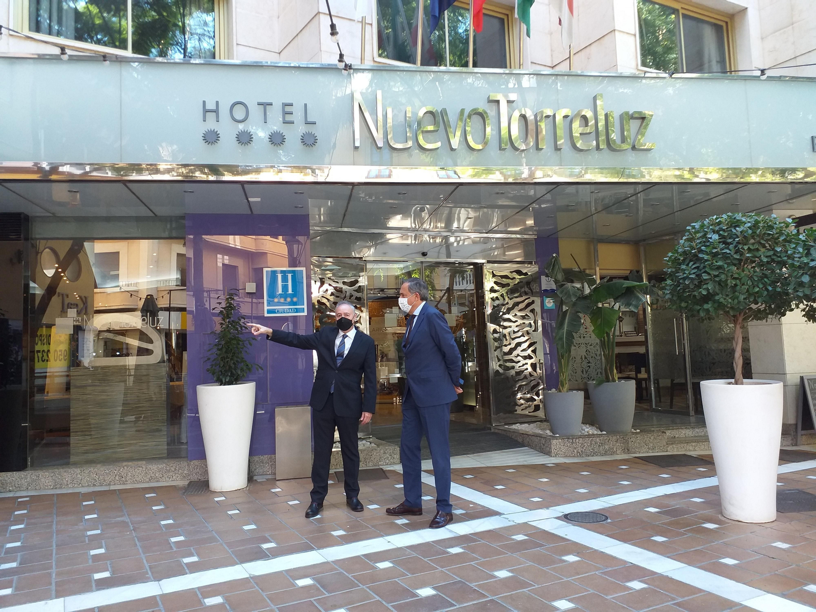 Visita del delegado al Hotel Torreluz y el grupo Gestihotels en la capital.